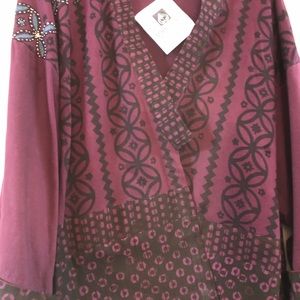NWT Marketplace India Dignity not Charity Jacket